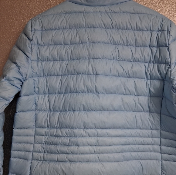 NWT Lands End Bermuda Blue Hyper Dry Down Jacket Size M - Picture 11 of 11